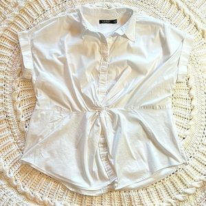 White Lauren by Ralph Lauren button up